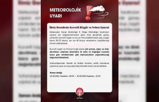 Niğde Valiliği’nden kuvvetli rüzgar uyarısı