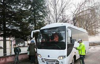 Okul servis araçlarına yönelik denetim