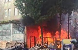 Ordu’da iş yeri deposunda yangın