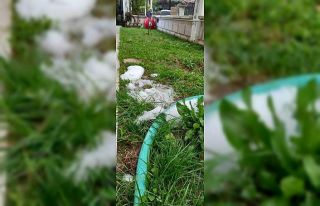 Ortaca’da kuvvetli yağışın ardından dolu etkili...