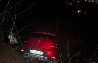 Osmaniye’de otomobil uçuruma yuvarlandı: 1 yaralı