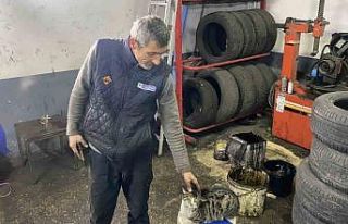Oto tamircisinin en sadık çırağı "Şıkkıdı"...