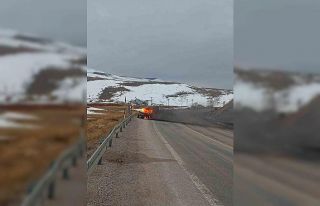 Otomobilin alev aldığı anlar kameraya yansıdı