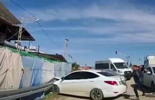 Polisten kaçan insan tacirinin kaza yaptığı operasyonda...