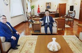 Rektör Özölçer’den Danıştay Başkanı Yiğit’e...