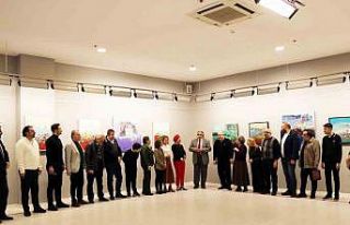 Ressam Hatice Aydoğan SANKO Sanat Galerisi’nde...