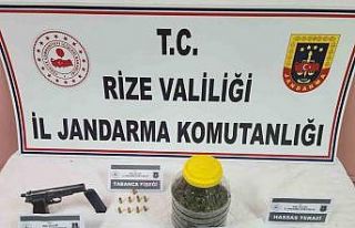Rize’de uyuşturucu operasyonu