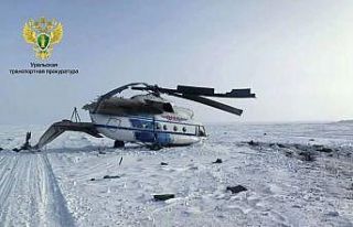 Rusya’da Mi-8 helikopteri sert iniş yaptı