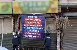 Şahinbey’de son kullanma tarihi geçmiş ürün...