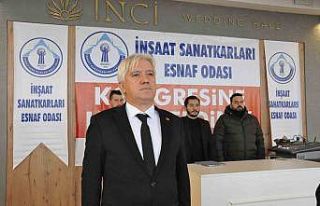 Salihli inşaatçılarda Tuncay Ünlü yeniden seçildi