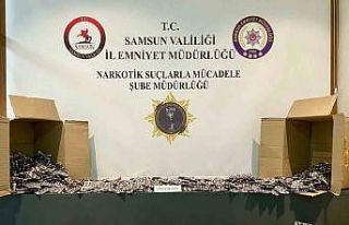 Samsun’da 80 bin uyuşturucu hap ele geçirildi