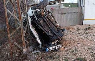 Samsun’da otomobil takla attı: 2 yaralı