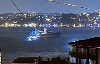 Sarıyer açıklarında kurtarılan gemi bu sefer...