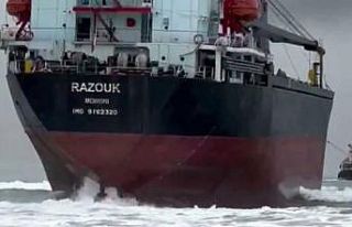 Sarıyer’de karaya oturan gemi kurtarıldı