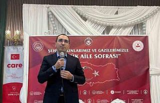 Şehit yakınları ve gaziler gönül sofrasında...