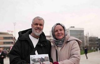 Şehrin kalbinde çiftlere 14 Şubat sürprizi