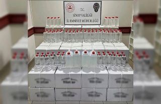 Sinop’ta 1080 litre etil alkol ele geçirildi: 1...