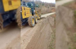 Sinop’ta heyelan sonrası temizlik çalışmaları...