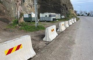 Sinop’ta karavan işgaline ‘beton’ set