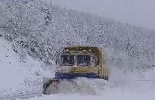 Sinop’u kar vurdu: 42 köy yolu kapalı