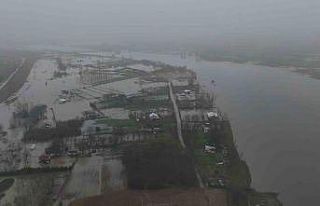 Taşkın riski bulunan Meriç Nehri’nde debi düşüyor