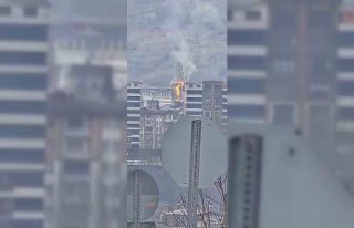 Tokat kereste fabrikasının silosunda yangın