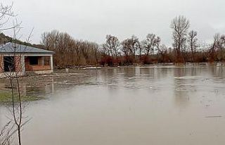 Tokat’ta Çekerek Irmağı taştı, tarım arazileri...