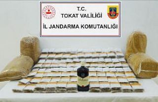 Tokat’ta jandarma kaçak tütün operasyonu düzenledi