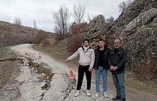 Tokat’ta yağışlar toprak kaymasına neden oldu