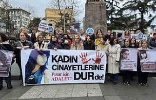 Trabzon’da Pınar Kaynak için yürüyüş