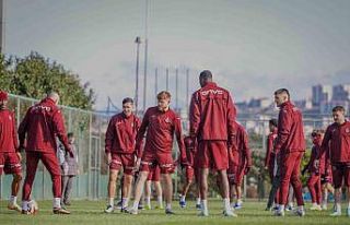 Trabzonspor, Fatih Karagümrük maçı hazırlıklarını...