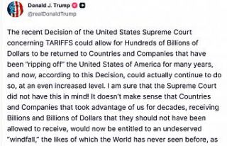 Trump, ABD Yüksek Mahkemesi’ni gümrük vergisi...