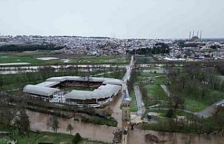 Tunca Nehri taştı, Kırkpınar güreşlerinin yapıldığı...