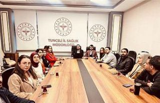 Tunceli’de sağlık çalışanlarına hizmet içi...