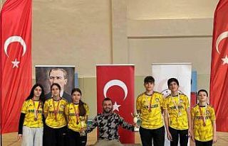 Türkeli, ilden 4 kupa ve 13 madalya ile döndü