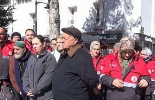 Uşak Belediyesi personeli, hasta iki kardeş için...