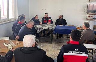 Uşak İl Tarım ve Orman Müdürlüğü üreticilerle...