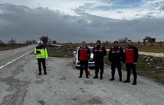 Uşak’ta hayvan sevkiyatlarına yönelik yol denetimi