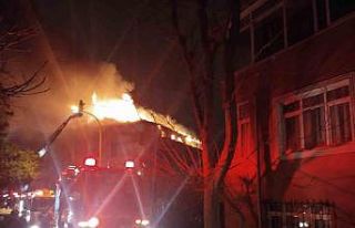 Üsküdar’da korkutan yangın