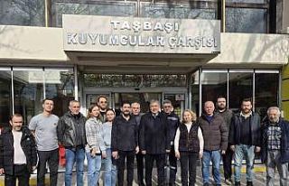 Vali Yılmaz, kapı kapı dolaşıp esnafı ziyaret...