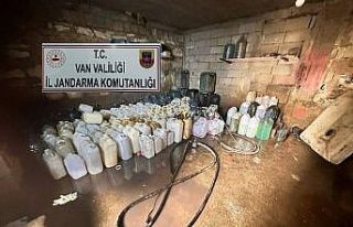 Van’da 531 litre kaçak motorin ele geçirildi
