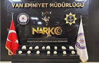 Van’da bir ayda 177 kilo 668 gram uyuşturucu ve...