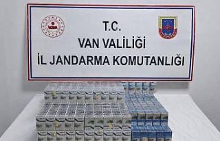 Van’da kaçak sigara operasyonu
