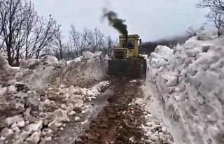 Yayladere’de karla mücadele çalışmaları sürüyor