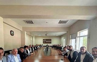Yenice Muhtarlar Derneği’nden Kaymakam’a destek...