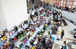 Yıldırım’da minikler için iftar vakti