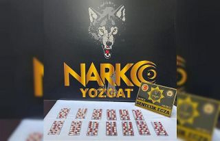 Yozgat’ta 182 adet uyuşturucu hap ele geçirildi