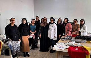 Yüksekova’da kadınlar dikiş-nakış kursuyla...