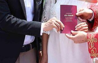 Zonguldak’ta 2025 yılında 3 bin 493 çift dünyaevine...