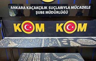 30 milyon liralık tarihi eser ele geçirildi